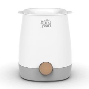 The First Years Baby Bottle Warmer and Sterilizer - Pacifier and Bottle Nipple Sanitizer - Feeding Baby Essentials for Formula or Breast Milk - Holds Multiple Sizes (1 Count (Pack of 1))
