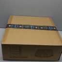 Ceiling Fans with Lights and Remote - Bulbs Included, Caged Fandelier with Handcrafted Beaded Dcor 19 inches Reversible Flush Mount Installation Ceiling Fan, White