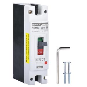 DIHOOL Heavy Duty Battery Disconnect Switch, 400 Amp DC Circuit Breaker for Boat Trolling Motor Marine ATV Trailer