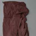 Floerns Women's Plus Size Satin Spaghetti Strap Cowl Neck Wrap Party Cami Dress (X-Large Plus, Brown)