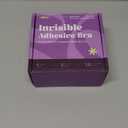 Invisible Strapless Sticky Bra Push up for Women, Ultra Adhesive Bra for Backless Dress, Cleavage Bra Lift Novelty Bras (B Cup, Light Beige)