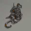 WHITECLOUDZ 30-Pack Silver S Hooks for Hanging Plants, Stainless Steel S hooks for hanging heavy-duty, Closet Hooks for Hangings Clothes, Durable kitchen hooks for hangin Utensils, Pots, Clothes & Bag