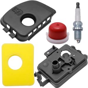 595660 Air Cleaner Cover 595663 Air Filter Base 799579 Air Cleaner Foam Filter Replacement for 450E 500E 550E 550EX Series Engines (595660+595663+799579)