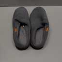 VeraCosy Men's Moccasin Slippers Comfy Soft Durable Slip-on Indoor Memory Foam House Shoes (9-10, Cool Gray)