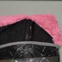 Tadpoles Quilted Stroller & Car Seat Cover - Black & Pink | 27" x 20" x 2" | Made of 100% Super Soft Microfiber Polyester | Warm, Gentle & Durable | Ideal for Use as a Stroller Cover & Car Seat Cover