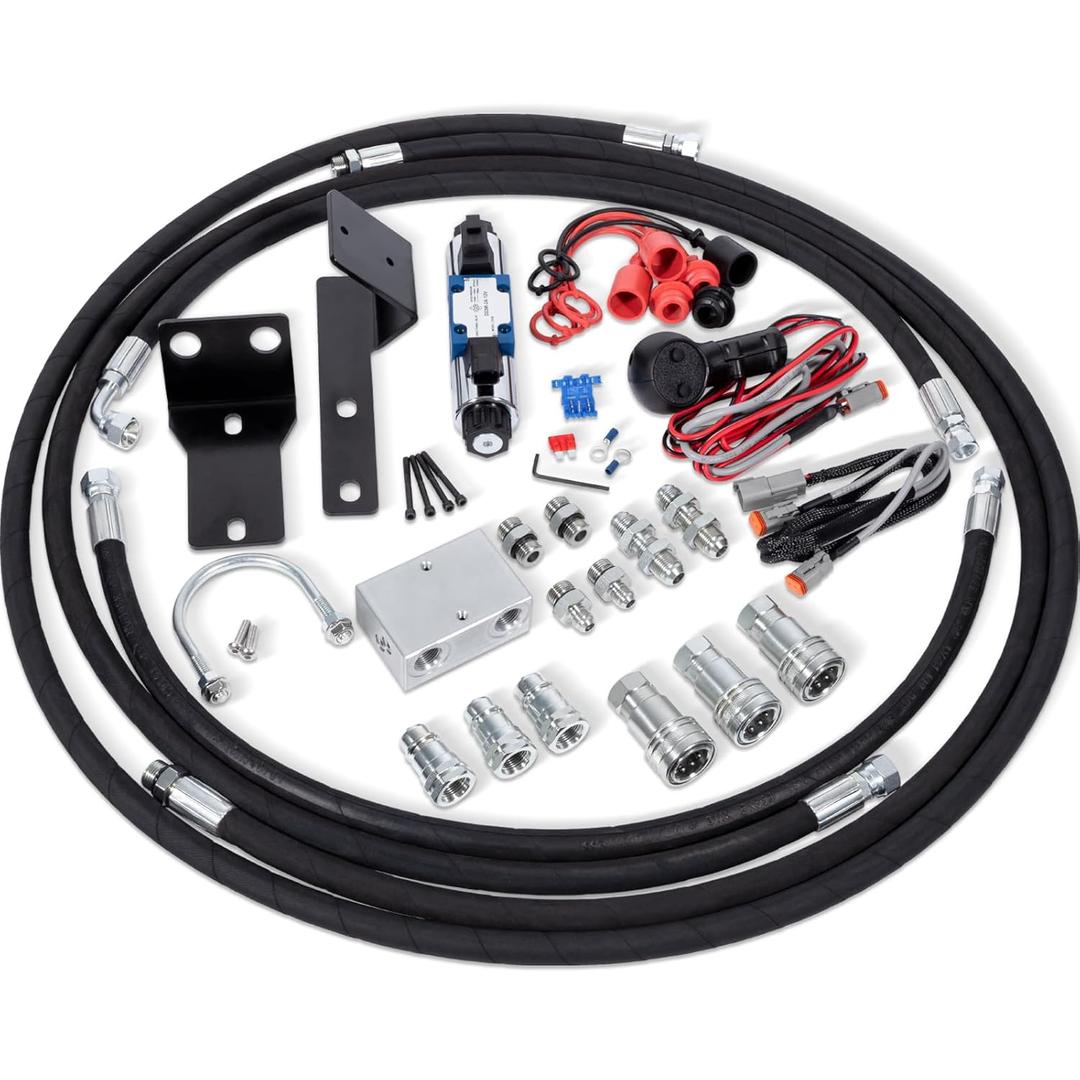 TFK2 Third Function Valve Kit Fit for Kubota L2501 L3301 L3901 L3200 L3800 Tractors with LA525 LA524 Loaders