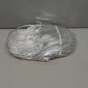 Jutieuo 50 Pack Clear Plastic Gift Bags with Handles, Reusable Transparent Party Favor Bags PVC Goodie Bags Bulk for Wedding, Baby Shower, Birthday (4.9" x 5.9" x 2.8")