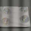 4 Pcs Plant Watering Globes,Rainbow Gradient Glass Watering Devices,Self Watering Planter Insert Plant Accessories for Indoor,Outdoor,Flowerpot,Hanging Plants,Home Garden,8.7" L2.8" D