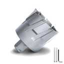 3" x 1-3/8" Annular Cutter with Weldon Shank,75mm Carbide Tip Annular Drill Bit for Stainless Steel, Iron (1-3/8" Depth, 3" (75mm) Diameter)