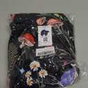 Cottagecore Mushroom Moth Wild Starry Print 2 Pieces Car Seat Covers for Front Seat Universal Fit Most Truck SUV Van Boho Car Accessories Auto Interior Decor for Women's Vehicle