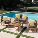 OTOSTAR Outdoor Waterproof Throw Pillow Covers 16x16 Inch Set of 4 Boho Farmhouse Outdoor Cushion Covers for Patio Funiture GardenGeometry80-Yellow