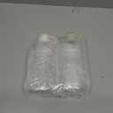 ZEAYEA 2 Pack Portable Flat Water Bottles, 17 oz BPA Free Slim Drinking Bottle, Plastic Travel Water Bottles for Outdoor Sports, Camping, Fitness