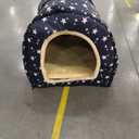Foldable Pet Tent Soft Bed for Small Dogs & Hideaway Condo Bed Cartoon Cave Dog House Anti-Scratching