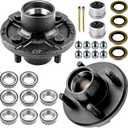 4 Lug Trailer Hub for 2000 lbs,4x4 Trailer Hub Kit fits 1" and 1"-1/16" Axle,Heavy Duty 4 Lug Boat Trailer Hubs, Trailer Idler Hub for Multi-Axle Trailers