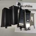 duraflame Freestanding Electric Fireplace Stove Heater with 3D Flame Effect for 1,000 Sq. Ft. Room, Black