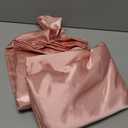 CozyLux Satin Sheets Queen Size Bed Set - 4 Piece Silky Queen Sheet Set, Luxury Dirty Pink Queen Sheets with Smooth and Soft Microfiber, Includes 1 Fitted Sheet, 1 Flat Sheet and 2 Pillowcases