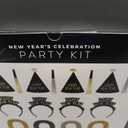 Seasonal Celebrations New Years Eve Black Paper Party Accessory Kit