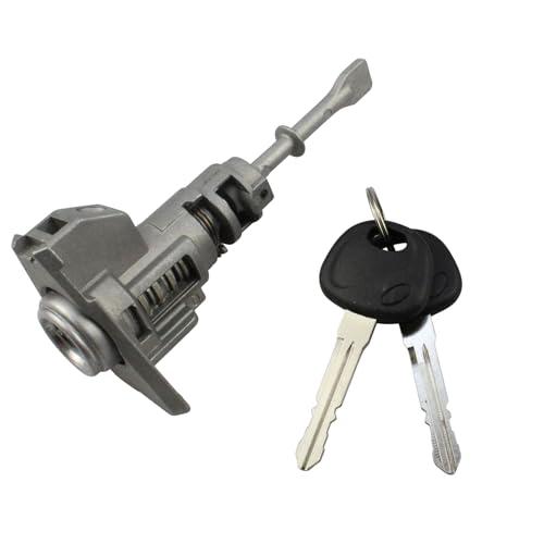 ANP PUAUTO Front Door Lock Cylinder Set Kit Fit for Hyundai Elantra 2011-2016 1.8L 2.0L ，Door Lock Cylinder Driver Side Replace 81970-3XA00 819703XA00 LH (with 2 Keys)