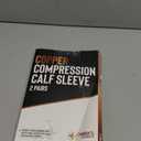 Doctor's Select 2 Pairs Copper Calf Compression Sleeve - Leg Compression Sleeves for Women & Men, Shin Splint Relief (4X-Large)