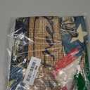 Artoid Mode Patriotic Stripes Stars Boots Freedom Placemats for Dining Table, 12 x 18 Inch 4th of July Memorial Day Decoration Washable Table Mats Set of 4