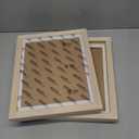 KINLINK 9x12 Kids Art Frames Set of 2, Solid Wood Kids Artwork Frames Changeable with Acrylic Front Opening Holds 150 Pictures, Art Frames for Kids Artwork with Mat or without Mat, Natural (9x12, Natural Wood)