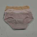 Domee Teen Girls Cotton Underwear Panties Briefs Pack of 8 Underpants (XL, Solid Color)
