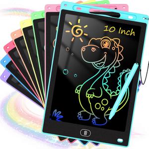8 Pack LCD Writing Tablet for Kids, 10 Inch Colorful Doodle Board and Drawing Pad for Toddlers, Fun and Educational Stocking Stuffers, Birthday Gifts for Boys Girls Classroom Toys for Kids Ages 4-8