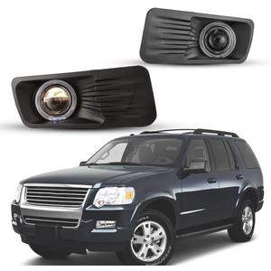 Nixon Offroad Fog Light Set for 06-10 Ford Explorer & 07-10 Ford Explorer Sport Trac w/Bulbs, Fog Light Assembly, Fog Lamp Replacement Clear Lens w/o Ironman & Sport Pkg, Eddie Bauer, Limited