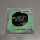 RUNNING GIRL Sports Bras for Women High Support,Seamless Ribbed Longline High Neck Sports Bra Racerback Padded Crop Top Yoga (Green, M)