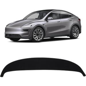 KUST Black Dash Cover Compatible with Tesla Model Y Juniper 2025-2026 (Only fit for Juniper) Dashboard Cover Accessories Polyester Dashboard Mat Custom Fit Center Console Sunshield Protector No Glare
