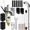 Hotend Kit for Elegoo Centauri Carbon, Upgrade 3D Printer Extruder Hot End with 0.2/0.4/0.6mm Hardened Steel Nozzle Replacement Print Head Heat Sink Hotend for Elegoo Centauri Carbon 3D Printing