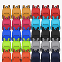 Sherr 30 Pack Backpack, Bulk Classic Book Bags Lightweight Backpacks Assorted Colors Bookbags Back Packs, Outdoor Travel