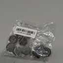 softtouch 7/8" Round Nail On Heavy Duty Felt Furniture Pads for Wood Furniture, Protect Hard Floor Surfaces from Scratches, Brown (48 Pack)