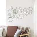  Adjustable Acrylic Mirror Removable Wall Sticker Decal Home Decoration (Style 4)