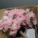 OUSHENG Artificial Cherry Blossom Tree, Fake Plants Indoor Decor, Faux Pink Sakura Flowers for Living Room Home House Entryway Bedroom Office Inside Decorations, 6FT