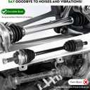 Front Right CV Axle Shaft Assembly Fit for Honda Odyssey V6 3.5L 1999 2000 2001 2002 2003 2004, Driver and Passenger Side