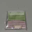 KEYYOU Fairy Lash Clusters 96Pcs D Curl 10MM Manga Lash Extension Eyelash Extension Wispy Natural Invisible Band Lash with Waterproof DIY Lash Extension at Home(Fairy-D-8MM)