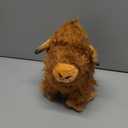 10.5 inches Highland Cows Stuffed Animals, Cute Fluffy Cow Plush Figure Toys Realistic Highland Cattle Plush Decor for Kids Baby Girls Boys