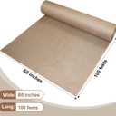 Garden Burlap Roll, 60" x 100 Feet Natural Jute Burlap Fabric Roll for Gardening Raised Bed Liners,Seed Cover,Edging,Weed Barrier,Aisle Runner Plant Cover Tree Protections (60" x 100 Feet)