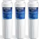 UKF8001 Water Filter Replacement Compatible with Kitchenaid Filter 4, EDR4RXD1, 4396395, UKF8001AXX, UKF8001AXX-200, UKF8001AXX-750, PURICLEAN II, Reduces 99% Chromium, 3 Pack, By DESENRUIS