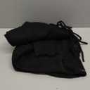 PRETTYGARDEN Women's Tie Front Bow Cardigan Sweaters Chunky Knit Long Puff Sleeve Trendy Fall Winter Jacket Coats (Large, Black)