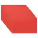 PATIKIL 2.1x3.3 Inch Anodized Aluminum Sheet Metal, 15Pcs Laser Plates Engraving Blanks 0.5MM Thin Rectangle for Crafting DIY House Laser Engraving, Red
