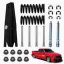 RULLINE Door Hinge Repair Kit with Spring Tool - Compatible with 94-04 Chevrolet S10 Door Roller pin Hinge with Tools and Springs