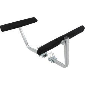 Boat Trailer Guides 2 Foot Bunk Boards Kit - 24 Inch Carpeted Guide On Tilting Side Bunks for High Beam, Box or C-Channel Trailers with Mounting Frames and Hardware