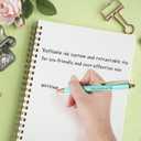 WY WENYUAN Thank You Gifts for Women, Fancy Pen Set for Women, Retractable & Quick-Drying - Perfect Teacher Pens, Employee Appreciation Gifts & Office Supplies (Black Ink, Medium/Fine Point)