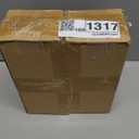 2 Pack Small Wire Baskets, Narrow Rustic Storage Bin for Bathroom Counter, Farmhouse RectangleOrganizer Tray for Kitchen Countertop, Pantry, RV, Office Decorative (Brown)