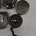 JaGely 24 Pcs Compass for Kids Bulk Gift for Christmas Pocket Compass with Hanging Rope Military Survival for Outdoor Hiking Camping Hunting Climbing
