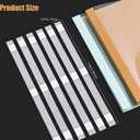 30 Pack Glue Strips with Mesh Backing, Thermal Binding Tape, Book Repair Tape, Thermal Glue Strips for Book Repair, for Albums Pictures Files Book Binding (12mm)