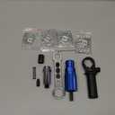 Rivet Gun Adapter Kit, Riveting Gun Head Tool for Cordless Drill, with 4 Rivet Head/Removable Handle/100pcsx4.0mm Studs (Blue)