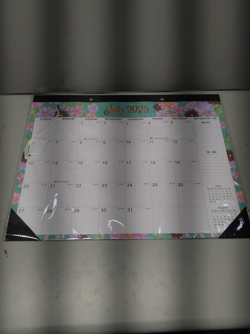 Comix 2025-2026 Floral Desk Calendar - 18 Month Desk Calendar (July 2025–Dec 2026) | 17"x12" Thick Paper with Classic Design for Office & Home, Floral Comix 2025-2026 Floral Desk Calendar - 18 Month Desk Calendar (July 2025–Dec 2026) | 17"x12" Thick Paper with Classic Design for Office & Home, Floral